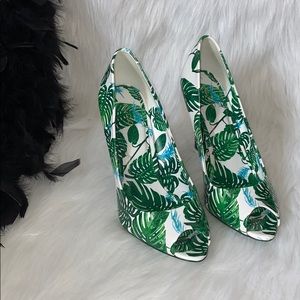 Aldo Flower Peep Toe Heels
